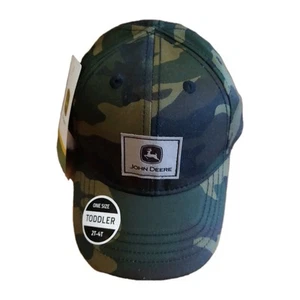 Sombrero/gorra John Deere verde camuflaje para niños pequeños - Imagen 1 de 3