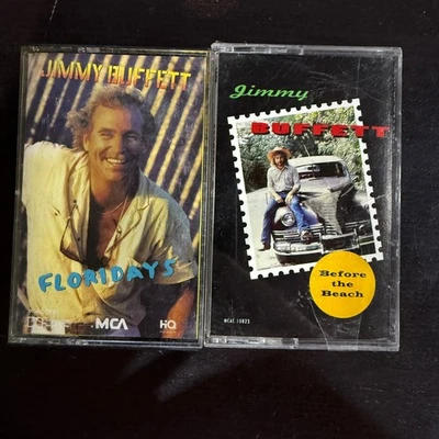 Jimmy Buffett Cassette Tapes Lot: Floridays & Before the Beach Music - Image 1 of 4