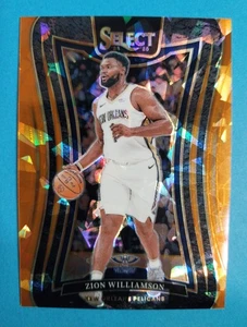 2024-25 Panini Select Mezzanine Zion Williamson #304 Orange Cracked Ice 010/275 - Bild 1 von 3