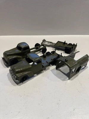 Camiones telefónicos Hubley Bell vintage años 50 para piezas o restauración Foto 1 de 4