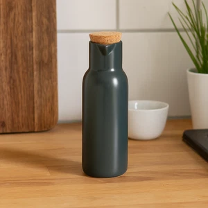 Essig-/Ölflasche Keramik/Kork 300ml - Bild 1 von 6