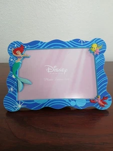 Cornice portafoto vintage Disney La Sirenetta 4x6 Ariel Flounder Sebastian - Foto 1 di 2
