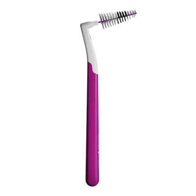 DENTAID interprox plus Interdentalbürsten 4er Pack lila = maxi conical