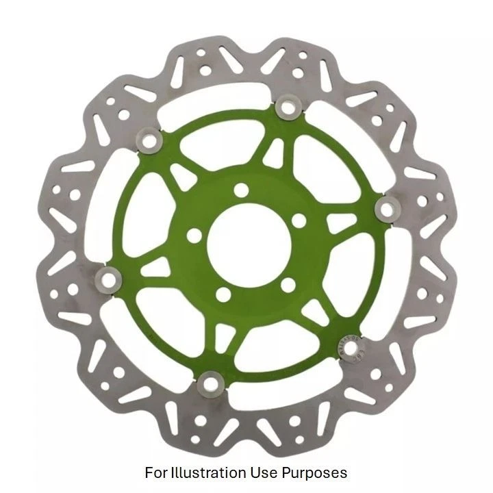 Rotor EBC Float Vee dianteiro GR cubo dianteiro esquerdo para Kawasaki ZRX 1200 R ZR 2001-2008 - Imagem 1 de 1