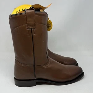 Corral A4068 Cowboy Roper Boots Mens 9 EE Wide Brown Leather Mid Calf Western - Picture 1 of 17