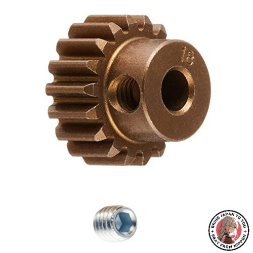 NEW Tamiya 54769 (OP1769) RC Hard Coated Pinion Gear 06 Module Aluminum (18T) - Image 1 of 1