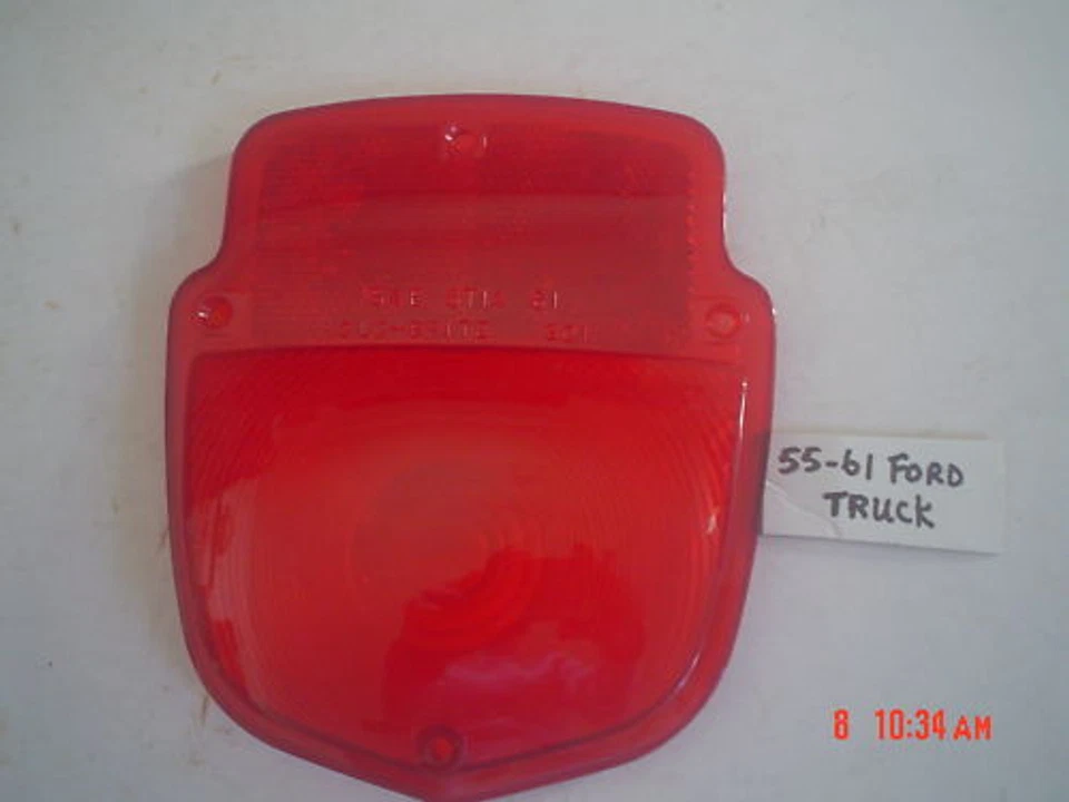 Lente de lámpara trasera de parada para camioneta Ford 1955-61 GloBrite301 Nuevo de Lote Antiguo  Foto 1 de 1