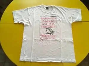 Camiseta Debate Presidencial San Luis 1992 XL Campaña Presidente Político Estados Unidos - Imagen 1 de 7
