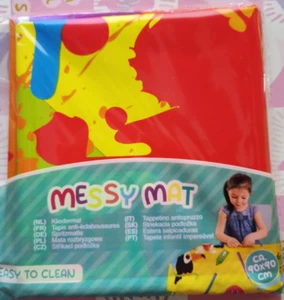 Bastelmatte Spritzmatte 90x90cm Innen/Außen einfach zu reinigen Kinder Messy Mat - Bild 1 von 1