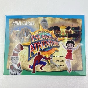 Vintage UNIVERSAL STUDIOS Islands Of Adventure Sammlung 12 Mini Karten - Bild 1 von 8
