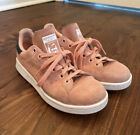 Adidas Stan Smith Pink Black Suede Sneaker Ortholite Mens Size 4
