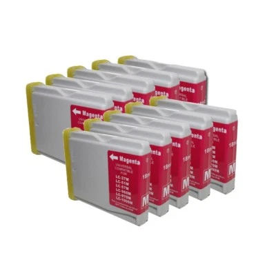 10 Tintenpatronen kompatibel für magenta Brother LC1000 DCP357C - Bild 1 von 2