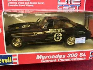 NIB Diecast Car Revell BLACK MERCEDES 300 SL CARRERA PANAMERICANA MEXICO 1:24 - Picture 1 of 8
