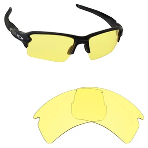 Hawkry Replacement Lenses for-Oakley Flak 2.0 XL HD Yellow - Picture 1 of 3