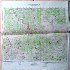 Military Secret Topographic Maps, Corovoda, Albania, 1983. 1:50.000 - Picture 1 of 1