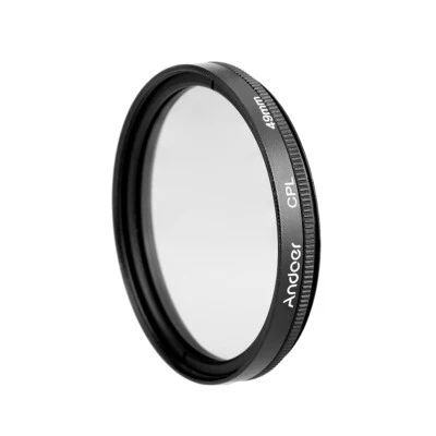 Andoer 49mm Digital Slim CPL Circular Polarizer Glass Filter for Canon NEW E7H8 - Image 1 of 4
