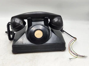 Telefono da scrivania vintage Northern Electric Pyramid Base Uniphone #5 bachelite senza quadrante - Foto 1 di 9