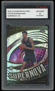 Victor Wembanyama 2023-24 Panini Revolution Supernova 1st Graded 10 Rookie Card - Picture 1 of 1
