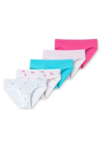 Schiesser Ragazza Slip 5er Confezione Risparmio Tg. 104 116 128 140 Mutande - Picture 1 of 2