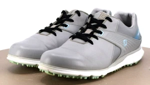 Footjoy Pro SL Women's Spikeless Golf Shoes Size 9.5 Leather Gray - Picture 1 of 11