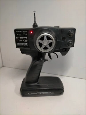 HPI TF3 Controller Transmitter handset RC 27Mhz hobao 2 channel thunder tiger - Image 1 of 4