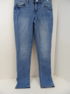 SO Jeans Girls Stretch Blue Denim Jeans W/ Adjustable Waist - Size 12 - Picture 1 of 8