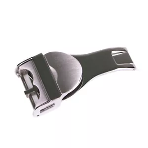 Silberne Faltschließe für Tudor Black Bay, Pelagos in Edelstahl - 18 mm - Bild 1 von 5