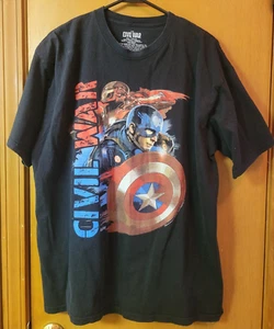 Kids Marvel Captain America Civil War Size XL T-Shirt - Picture 1 of 9