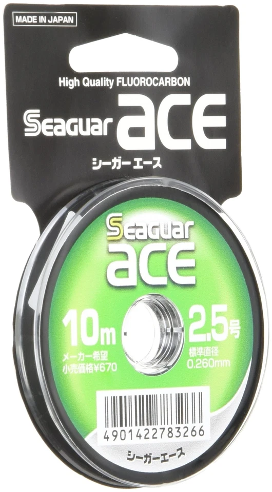 KUREHA Seaguar Line Harisu Ace Leader Fluorocarbon 10m #2.5 FishingLine ‎NA102.5 - Image 1 of 1