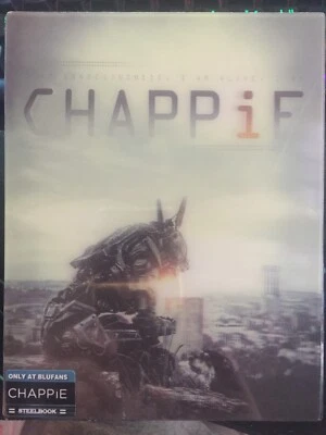 Chappie Lenticular STEELBOOK Blufans Exclusive (Blu-ray, China) #072/350 RARE - Image 1 of 4
