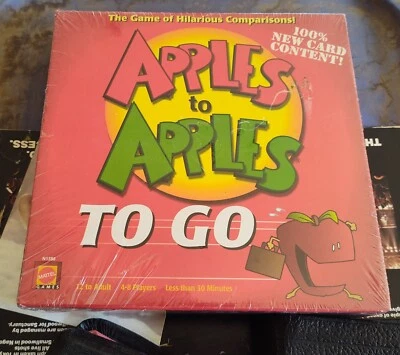 Mattel Apples to Apples To Go  Game New!! Shrink-wrapped  - Image 1 of 2