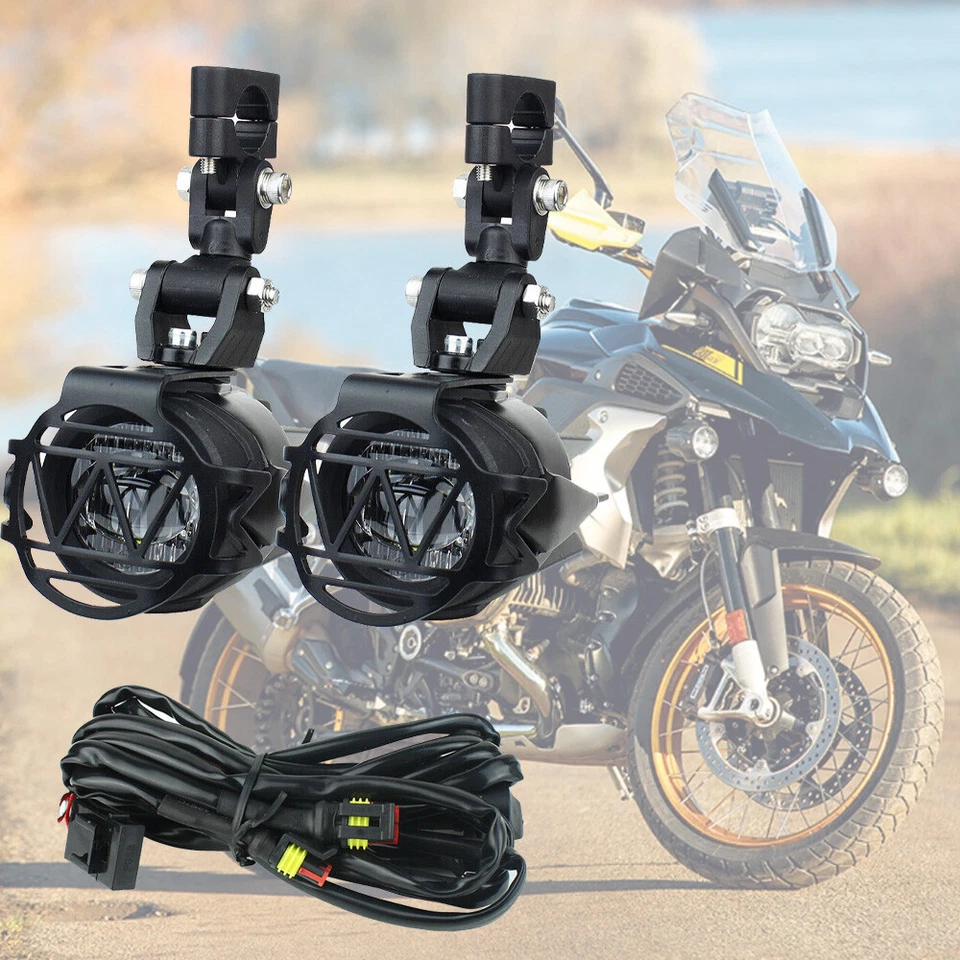 Укомплектованные светодиодные вспомогательные противотуманные фары для BMW R1250GS R1200GS F800GS F700GS F650 - Изображение 1 из 4