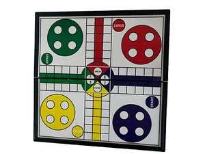 25cm Ludo Game Compact 5 in 1 Eco-friendly 5 in 1 Ludo Chess Set Educational - Picture 1 of 4