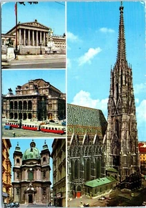 Cartolina Parlamento, Opera, Chiesa di San Pietro, Souvenir di Vienna - Foto 1 di 2