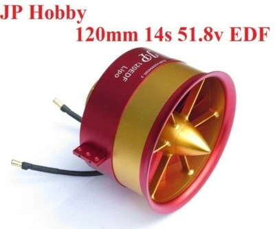 JP Hobby Full Metal 120mm 12 Blade EDF Fan Unit 14S Brushless Motor For Jets 12S - Image 1 of 4