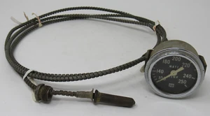 Vintage Original 1959 Stewart Warner SW Water Temperature Gauge 250 Degree WORKS - Picture 1 of 12