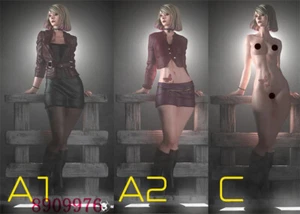 Figura Impresión 3D Silent Hill Maria Modelo Escultura GK Kit en Blanco Nuevo - Imagen 1 de 16