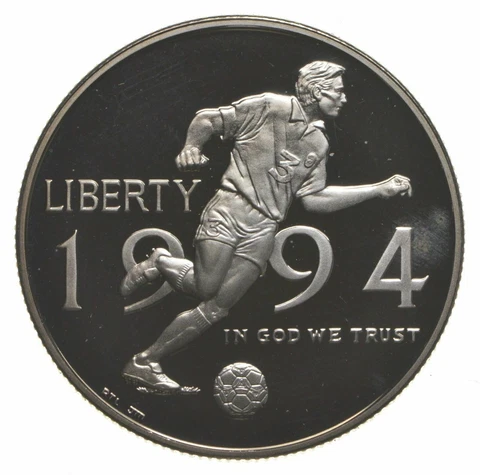 1994 Proof World Cup Soccer - Commemorative Half Dollar Gem Proof BU Cover