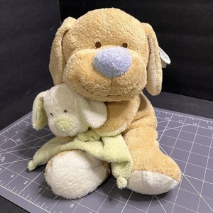 Baby Ty SNUGGLEPUP the Dog With Lovey Bent Paper Heart Tag TyLux Stuffed Plush - Picture 1 of 16