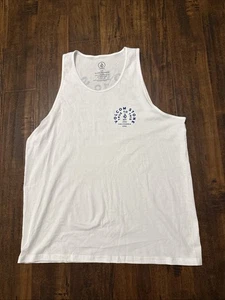 New Volcom Stone True To This Tank Top In White Men’s Size Large. D4 - Picture 1 of 7