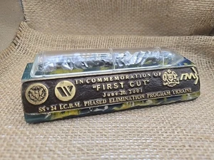 I.C.B.M. Eliminación por fases Ucrania primer corte 20-06-2001 muestra conmemorativa - Imagen 1 de 11