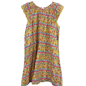 Oilily Girls Colorful Lined Cotton Logo Spell Out Spring Summer Dress Kids 8 Y - Picture 1 of 15