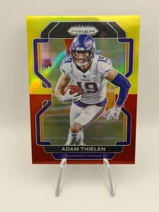 Adam Thielen - 2021 Panini Prizm #126 Red & Yellow /39 Minnesota Vikings SSP - Picture 1 of 3