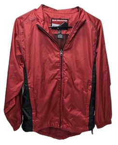 Sun Mountain OuterWear Jacke Langarm dunkelrot Farbe Gr. M wasserdicht dünn - Bild 1 von 19