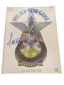 Fernando Valenzuela Dodgers Signed Auto 1981 All Star Game Program PSA ITP - Picture 1 of 4