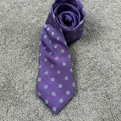 Corbata para hombre Peter Millar 100 % seda púrpura 3,25"x60" Foto 1 de 4