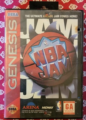 NBA Jam Sega Genesis 1994 Completo en Caja Cartucho de Juego con Manual Foto 1 de 3
