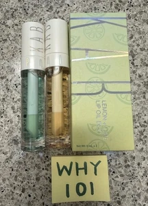 KAB Cosmetics Lip Oil DUO in Lemon + Lime 6mL Ea Non-Sticky FULL SZ SEAL BOX $39 - Picture 1 of 16