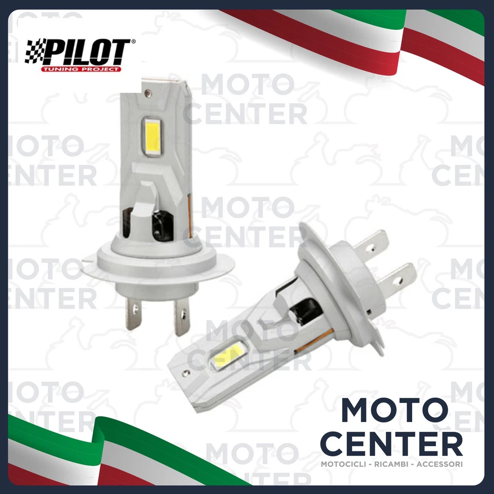 COPPIA LAMPADE PILOT H7 12V HALO LED CYBER SERIES QUICK-FIT 22W - PX26D - 6500°  - Immagine 1 di 1