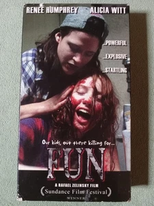 FUN VHS HORROR RAFAEL ZELINSKY RENEE HUMPHREY ALICIA WITT SPECTRUM 1997 RARE OOP - Picture 1 of 10